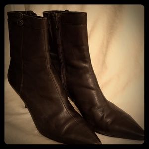 Ann Taylor Loft Bettina Brown Leather boots